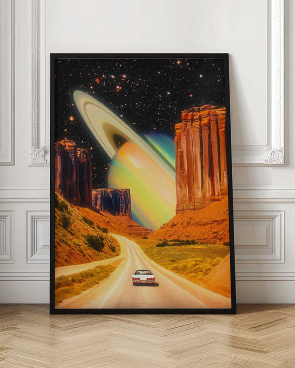 Tablou înramat „Road Trip to the Rings of Infinity” de Taudalpoi