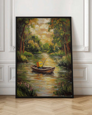 Tablou înramat „Bob by the river” de Dikhotomy
