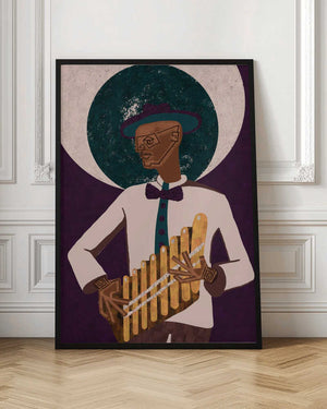 Tablou înramat „MUSICIAN GUY VI” de Gulcihan Ozguc