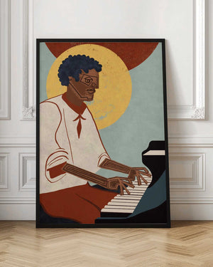 Tablou înramat „MUSICIAN GUY VIII” de Gulcihan Ozguc