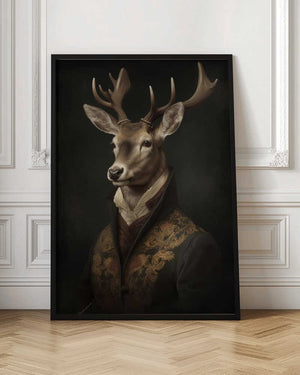 Tablou înramat „Stag Portrait” de Andreas Magnusson