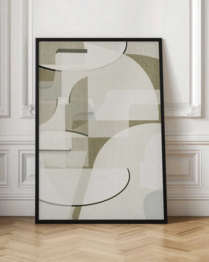 Tablou înramat „Neutral Curves 1” de cartissi