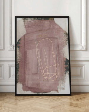 Tablou înramat „Abstract Brush Strokes 183 Kopie” de Mareike Böhmer