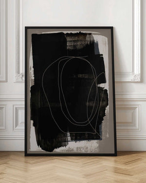 Tablou înramat „Abstract Brush Strokes 180Z” de Mareike Böhmer