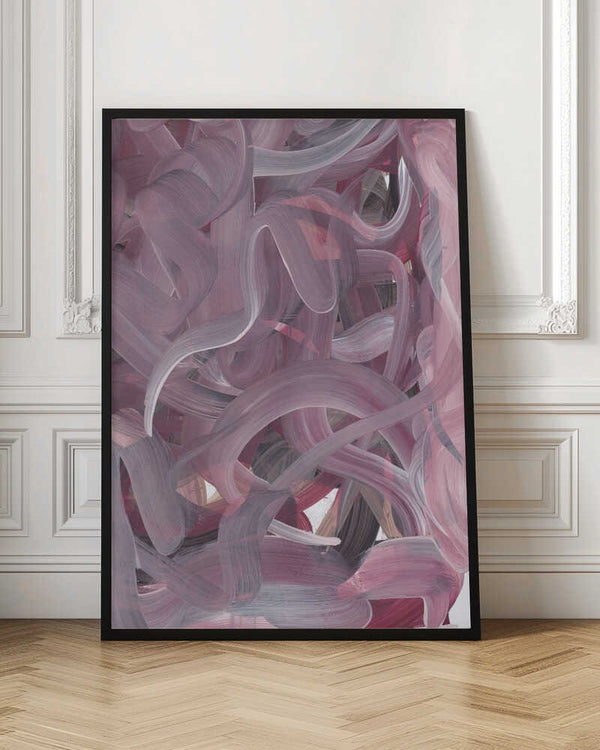 Tablou înramat „Pink abstract” de Maira Ribena