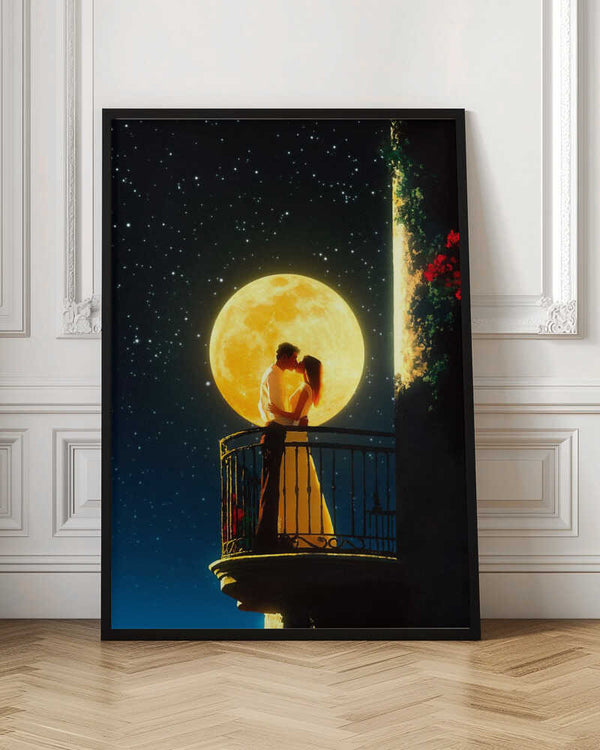 Tablou înramat „Love Under the Moon” de Taudalpoi