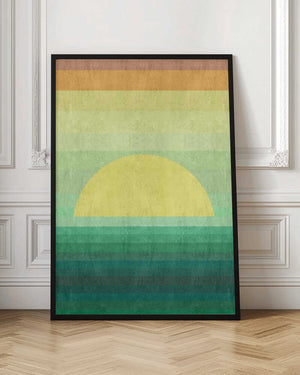 Tablou înramat „Stylized Sunset” de Vitor Costa