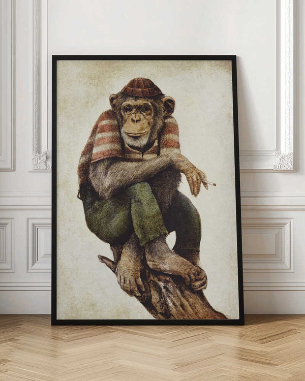 Tablou înramat „Smoke &amp; Chill” de Mike Koubou