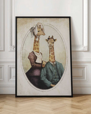Tablou înramat „High Class Couple” de Mike Koubou