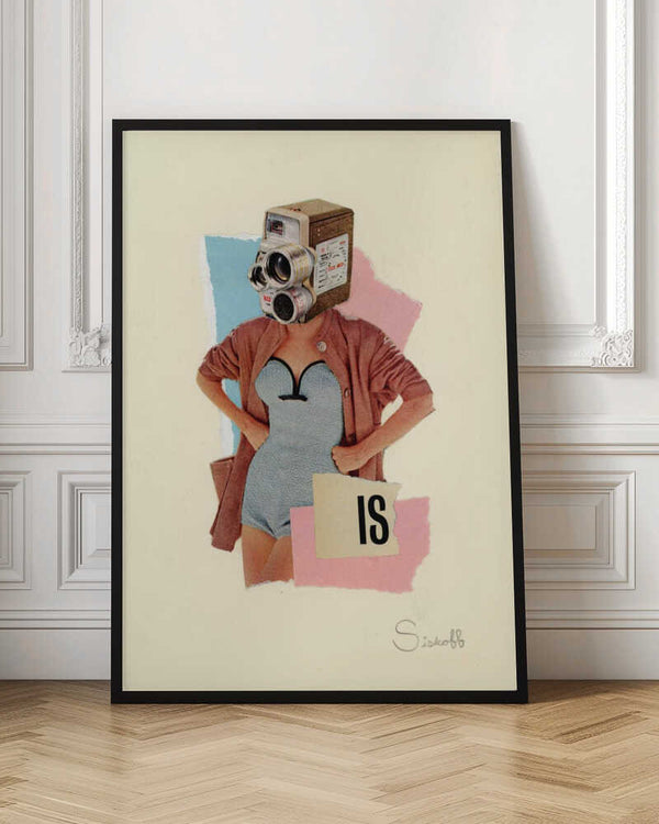 Tablou înramat „Beach Movies” de Mikhail Siskoff