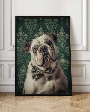 Tablou înramat „The Gentleman Bulldog” de SHANDU