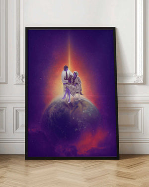 Tablou înramat „Glowing Planet” de Dominik Przerwa