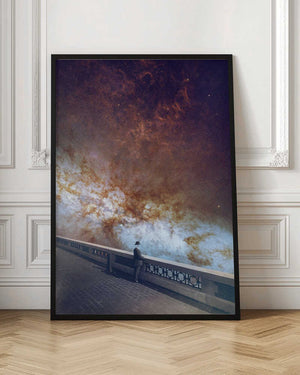 Tablou înramat „Luminous Galaxy” de Dominik Przerwa