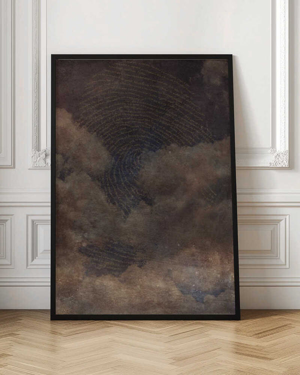 Tablou înramat „Sign In the Sky Brown” de Pia Lilenthal