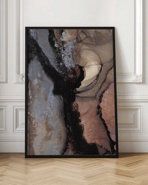 Tablou înramat „Organic Shapes with Earthy Tones” de uplusmestudio