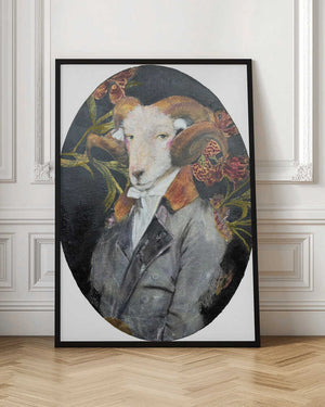 Tablou înramat „Regal Ram Portrait” de Karenina Fabrizzi