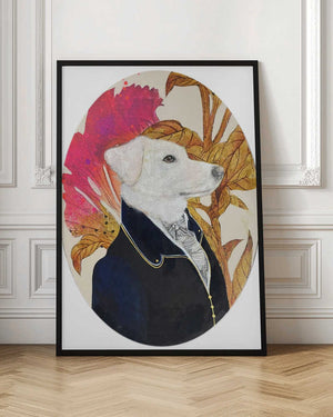 Tablou înramat „Regal Canine Portrait” de Karenina Fabrizzi