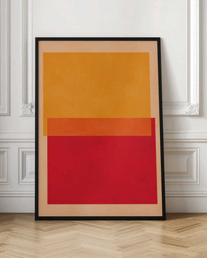 Tablou înramat „Bold Color Blocks” de Vitor Costa