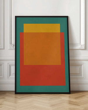 Tablou înramat „Vibrant Layers” de Vitor Costa