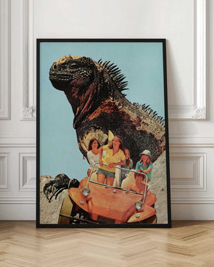 Tablou înramat „Iguana Beach Weekend” de Mikhail Siskoff