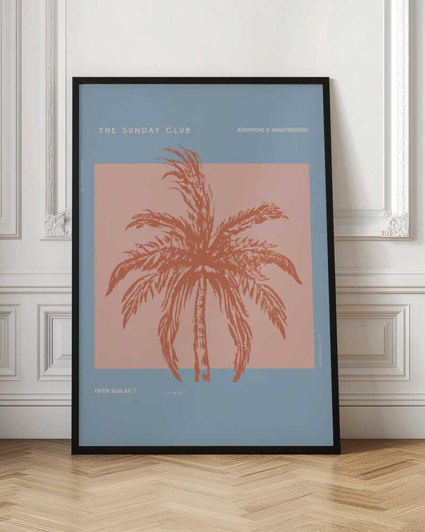 Tablou înramat „Sunkissed Oasis” de Treechild