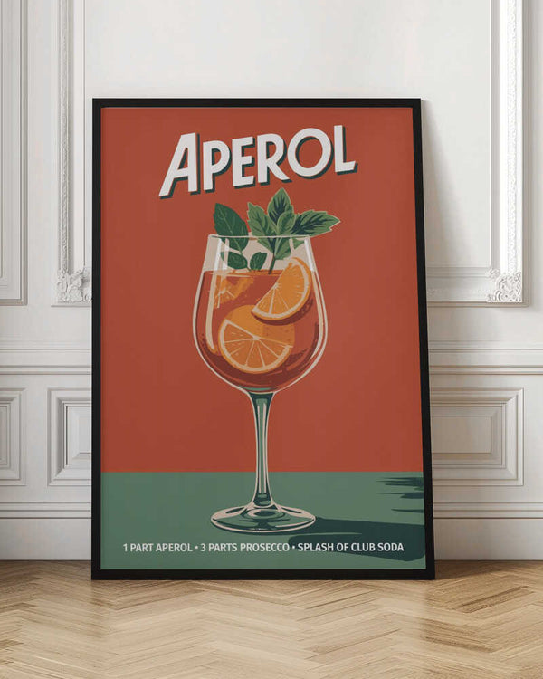 Tablou înramat „Aperol Vintage No 2” de Andreas Magnusson
