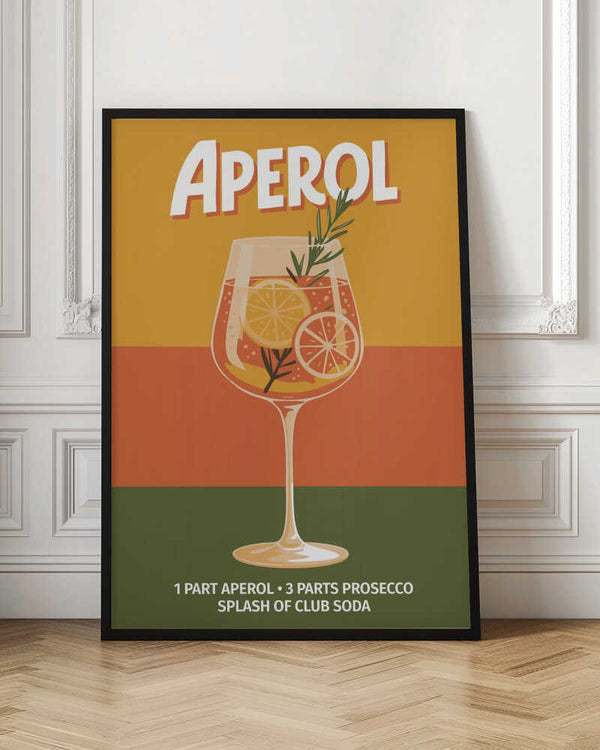 Tablou înramat „Aperol Vintage No 1” de Andreas Magnusson
