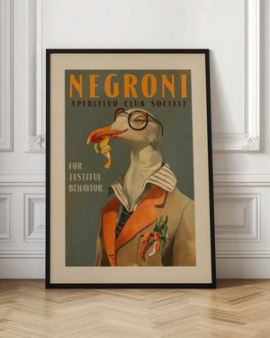 Tablou înramat „Chic Seagull Society” de The Whiskey Ginger