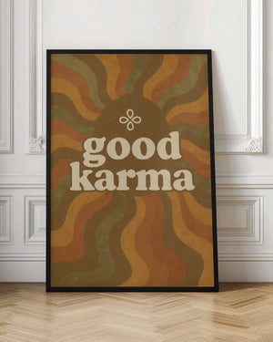 Tablou înramat „Karma Waves” de Treechild