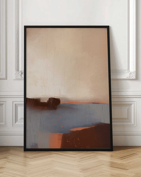 Tablou înramat „Serene Horizons” de MANSI SAXENA