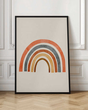 Tablou înramat „Muted Rainbow Curve” de City Art