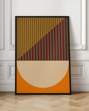 Tablou înramat „Geometric Spring Summer” de Nilesh Kulkarni
