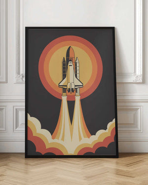 Tablou înramat „Space Shuttle” de Andreas Magnusson