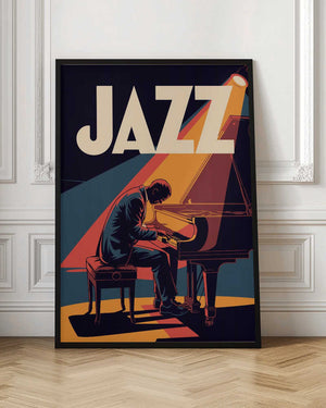 Tablou înramat „Jazz Pianist” de Andreas Magnusson