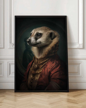 Tablou înramat „Meerkat Portrait” de Andreas Magnusson