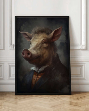 Tablou înramat „Warthog Portrait” de Andreas Magnusson