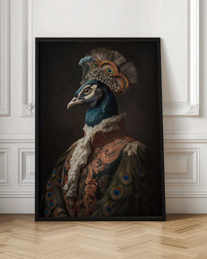 Tablou înramat „Peacock Portrait” de Andreas Magnusson
