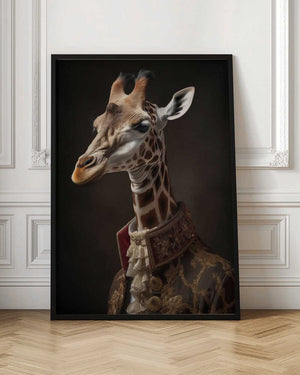 Tablou înramat „Giraffe Portrait” de Andreas Magnusson
