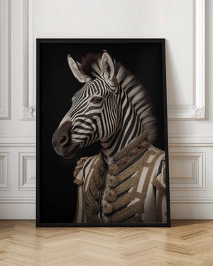 Tablou înramat „Zebra Portrait” de Andreas Magnusson