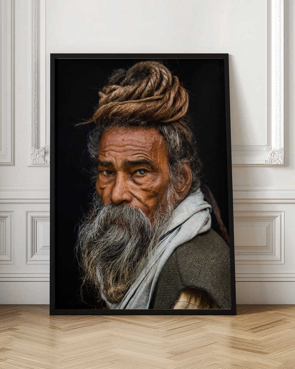 Tablou înramat „Portrait of a Sadhu...” de Rakesh J.V