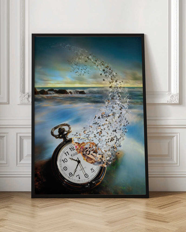 Tablou înramat „The Vanishing Time” de Sandy Wijaya