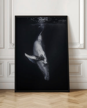 Tablou înramat „Black Whale” de Barathieu Gabriel