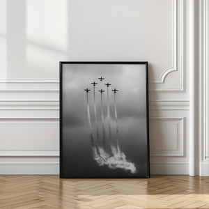 Tablou înramat „Six on Cloud” de Antonyus Bunjamin (Abe)
