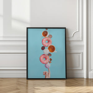 Tablou înramat „Weekend donuts” de Dina Belenko