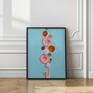Tablou înramat „Weekend donuts” de Dina Belenko