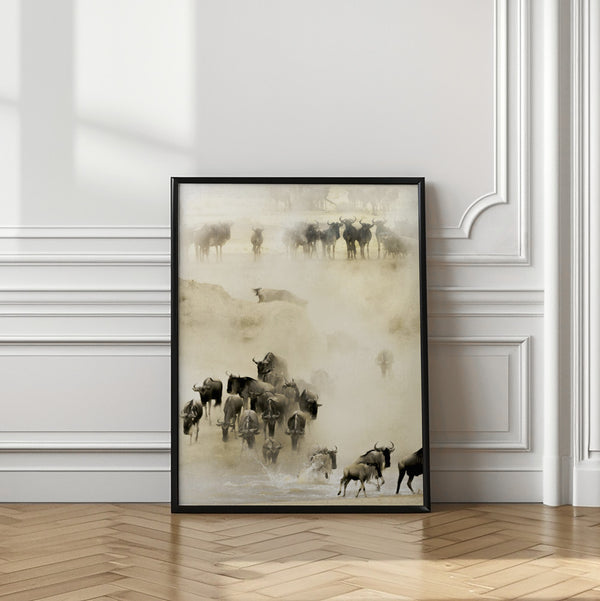 Tablou înramat „Swarming” de Husain Alfraid