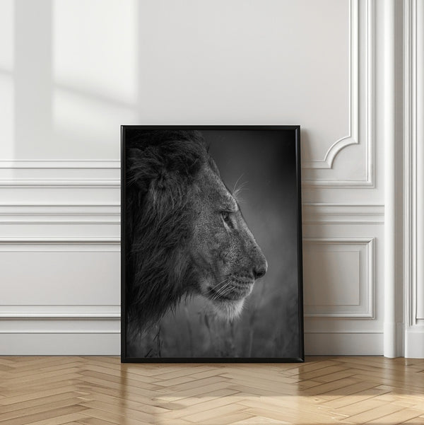 Tablou înramat „Thinking Under The Rain” de Faisal ALnomas