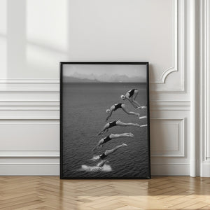 Tablou înramat „The beauty of diving” de Greetje van Son
