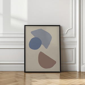 Tablou înramat „Organic Shapes 04” de Pictufy Studio