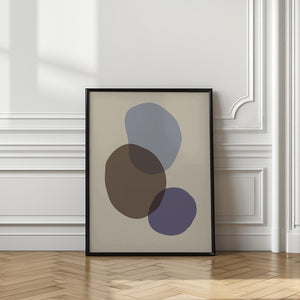 Tablou înramat „Organic Shapes 05” de Pictufy Studio